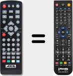 Télécommande pour remplacer RT0407HD