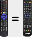 Télécommande pour remplacer DIGINOVA HD VA