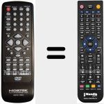 Replacement remote control for REMCON217