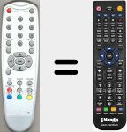 Replacement remote control for 161