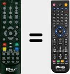 Ersatzfernbedienung für IRC C-01