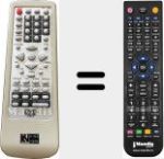 Télécommande pour remplacer QH 3554-1 (38BSKVDX2)