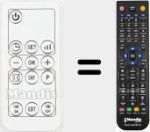 Replacement remote control for KPT-2000B 5203L