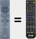 Replacement remote control for MA06TS6TSPN01RC1