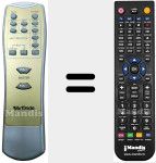 T&eacute;l&eacute;commande pour remplacer MXHT518