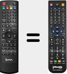 Télécommande pour remplacer NTR90