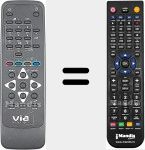 Replacement remote control for VIA DIGITAL001