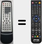 Télécommande pour remplacer TE 4020AVD