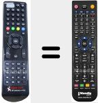 Télécommande pour remplacer SR-2000HD HYPER