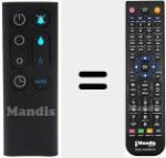 Replacement remote control for 966569-08