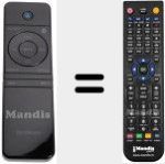 Télécommande pour remplacer S42SWLH13