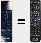 Télécommande pour remplacer 100 TS 004