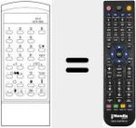 Replacement remote control for SO 2