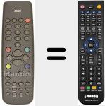 Télécommande pour remplacer CMM4