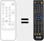 T&eacute;l&eacute;commande pour remplacer CSR 1224