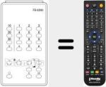 Télécommande pour remplacer FB 639