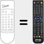 T&eacute;l&eacute;commande pour remplacer LS 500