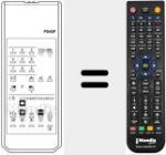 Replacement remote control for PS 40 F