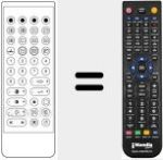 Replacement remote control for TC 153