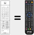 Ersatzfernbedienung f&uuml;r RC 200