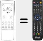 Ersatzfernbedienung für RC 2144 HY 36 SIL