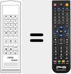 Ersatzfernbedienung für RC 5410