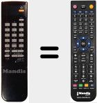 Ersatzfernbedienung f&uuml;r SAT 48