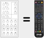 Télécommande pour remplacer T 96