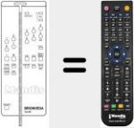 Replacement remote control for TLC 301