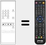 T&eacute;l&eacute;commande pour remplacer TM 20