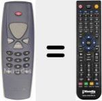 Replacement remote control for REMCON602