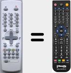 Replacement remote control for R49C05