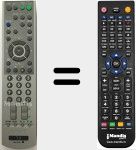 Replacement remote control for RM-W105 (147892311)
