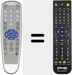 Télécommande pour remplacer RC 1227