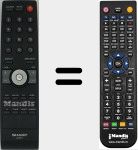 Replacement remote control for 9JR9800000004 (098GR8BD9NESHR)