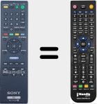 T&eacute;l&eacute;commande pour remplacer RMT-B104P (148721911)