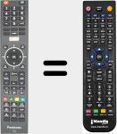 Replacement remote control for 845-050-05B4