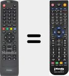 Télécommande pour remplacer 904-HRK86-10064