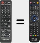Replacement remote control for AH59-02613B