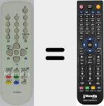 Replacement remote control for R-48A01
