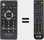 Replacement remote control for NS-RC4NA-17