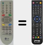 Replacement remote control for MC019AW (6710V00090A)