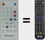Replacement remote control for DRMCT007T8