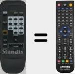 Télécommande pour remplacer MI-RC6VT05