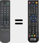 Télécommande pour remplacer MV-RM827T