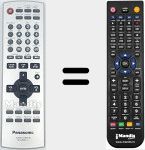 Replacement remote control for N2QAJB000131