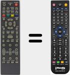 Replacement remote control for REMCON1443