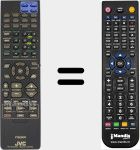 Replacement remote control for RM-SRX8000J