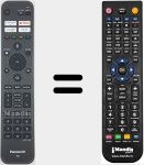 Télécommande pour remplacer RC44255 (30120852)