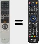 Replacement remote control for RM-900